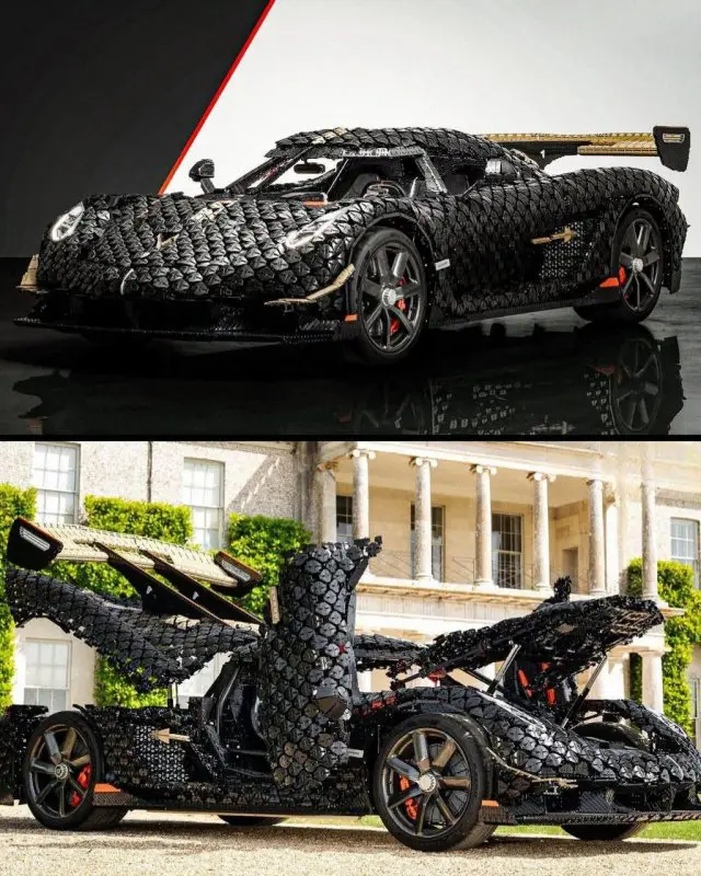 LEGO собрал гиперкар Koenigsegg, который разогнали быстрее 100 км/ч